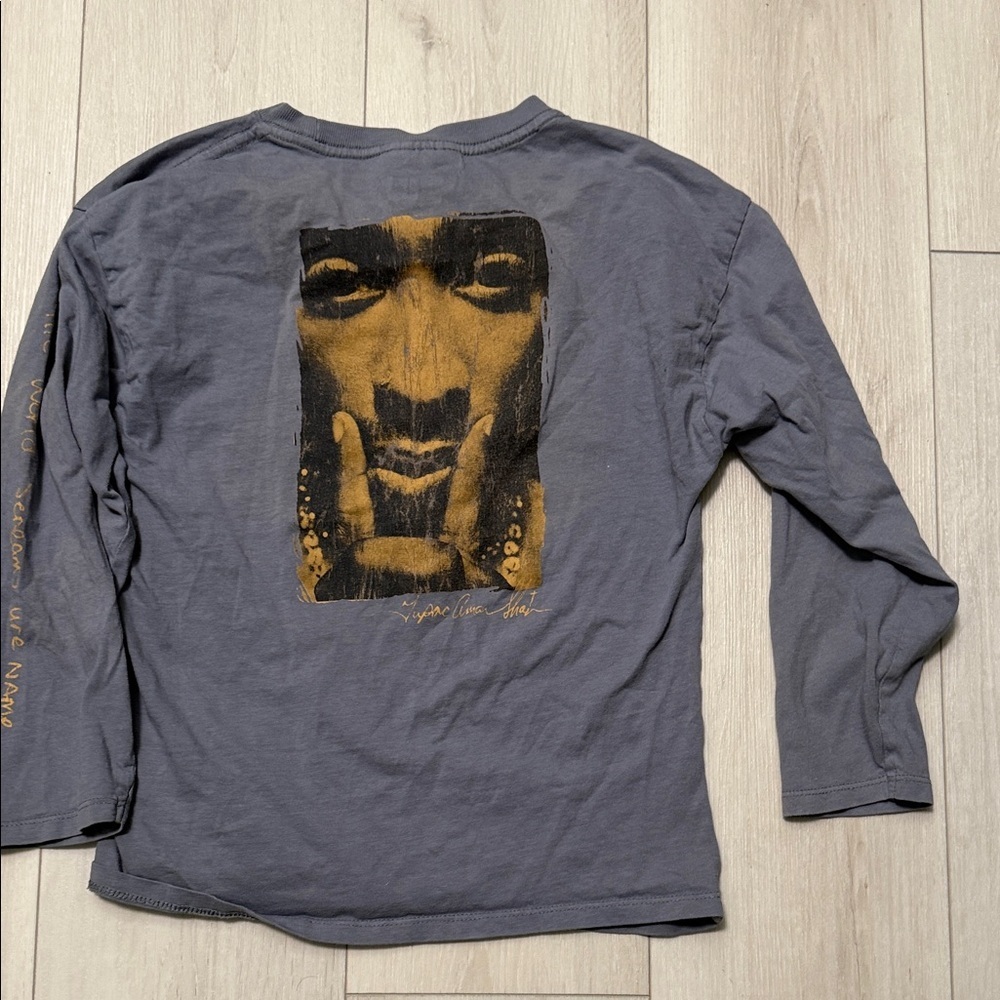 2PAC Gray Long Sleeve Shirt - Picture 7 of 8